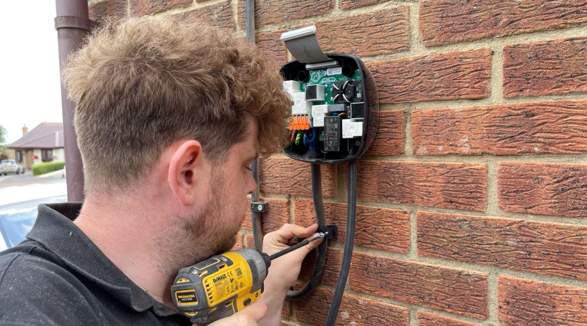 electric charging point install